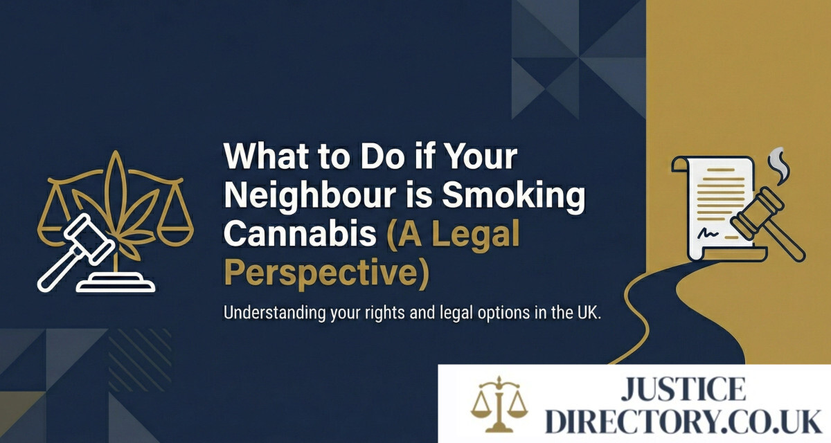 What to Do if Your Neighbour is Smoking Cannabis (A Legal Perspective)
